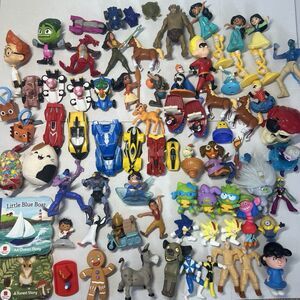 Huge 70+ Lot McDonald's Happy Meal Toys Disney Pixar Sonic Incredibles Cars Mix